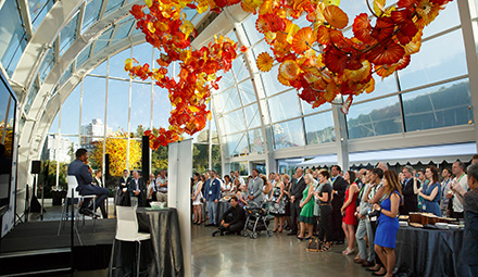 Chihuly Garden and Glass was the setting for the event