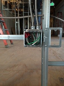 Electrical wall rough